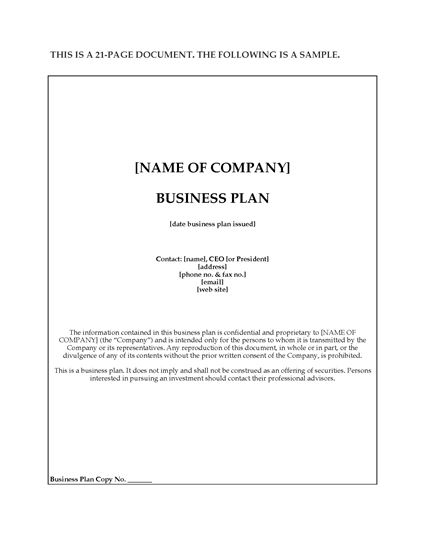 Picture of Software Developer Business Plan to Sell Limited Partnership Units