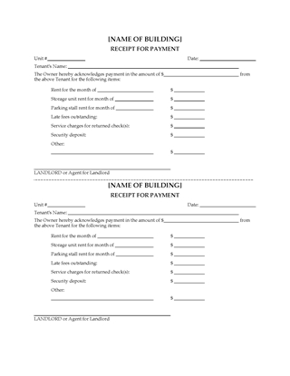 Picture of Monthly Rental Unit Report Forms