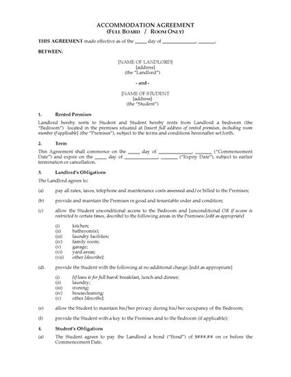 Picture of Western Australia Student Accommodation Agreement