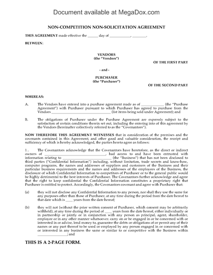 Picture of Noncompetition and Nonsolicitation Agreement