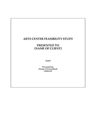 Picture of Feasibility Study for Cultural Arts Center
