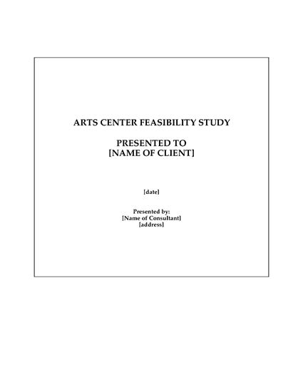 Picture of Feasibility Study for Cultural Arts Center