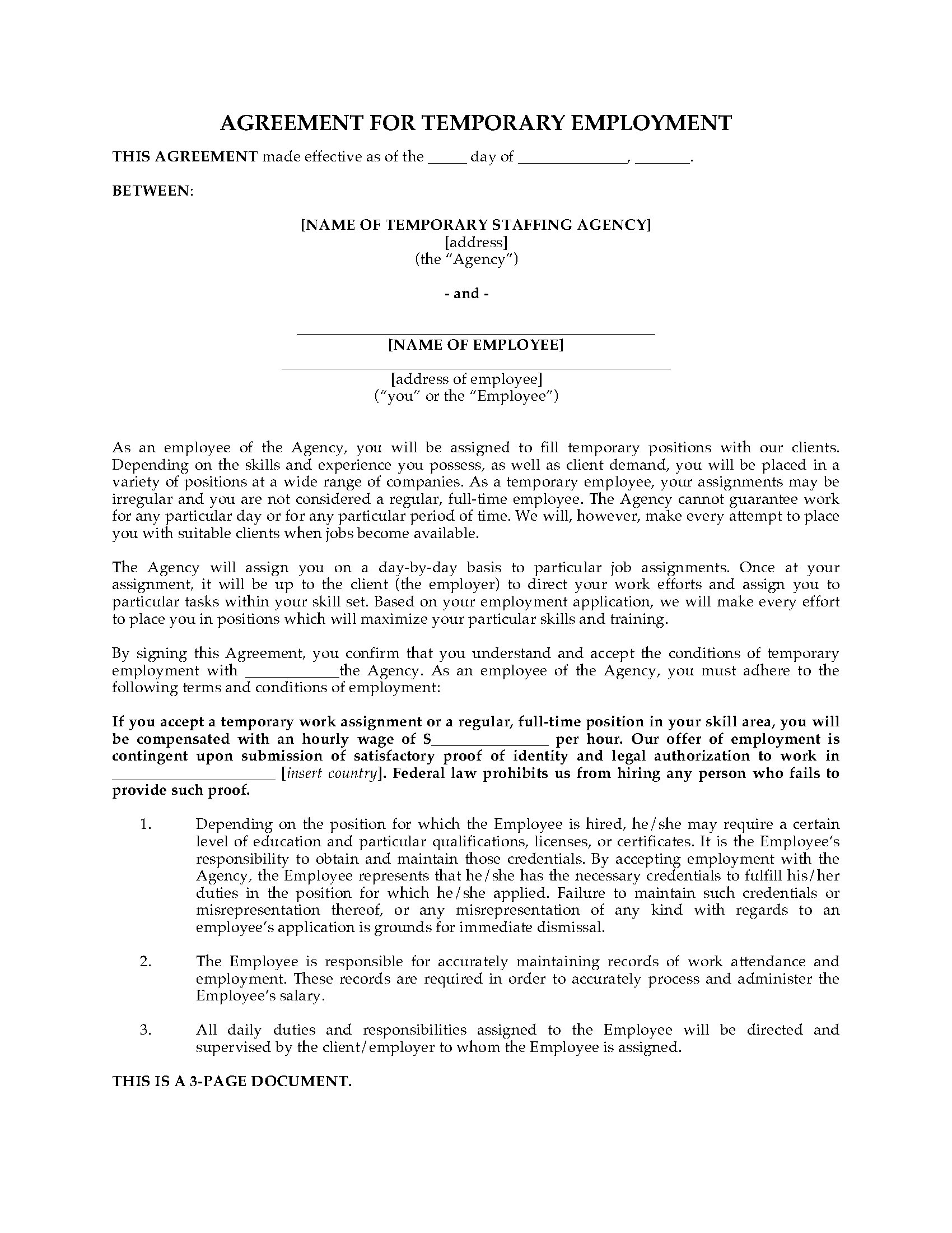 Recruitment Agency Contract Template from www.megadox.com