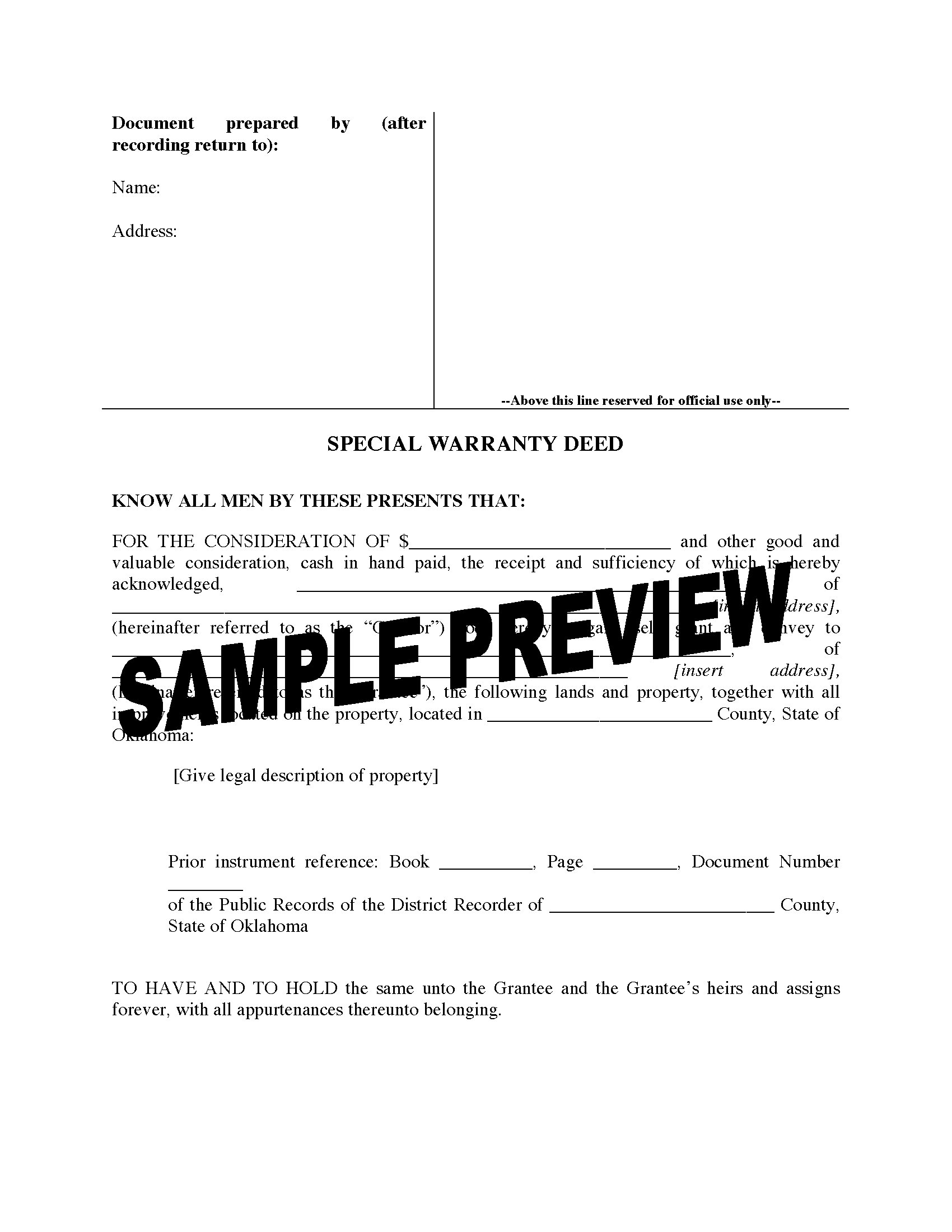 oklahoma-special-warranty-deed-legal-forms-and-business-templates