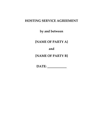 Picture of China Web Hosting Service Agreement