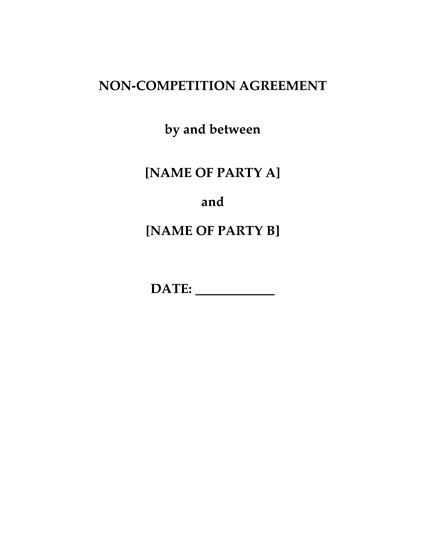 Picture of China Non-Competition Agreement