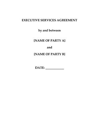 Picture of Hong Kong Executive Services Agreement