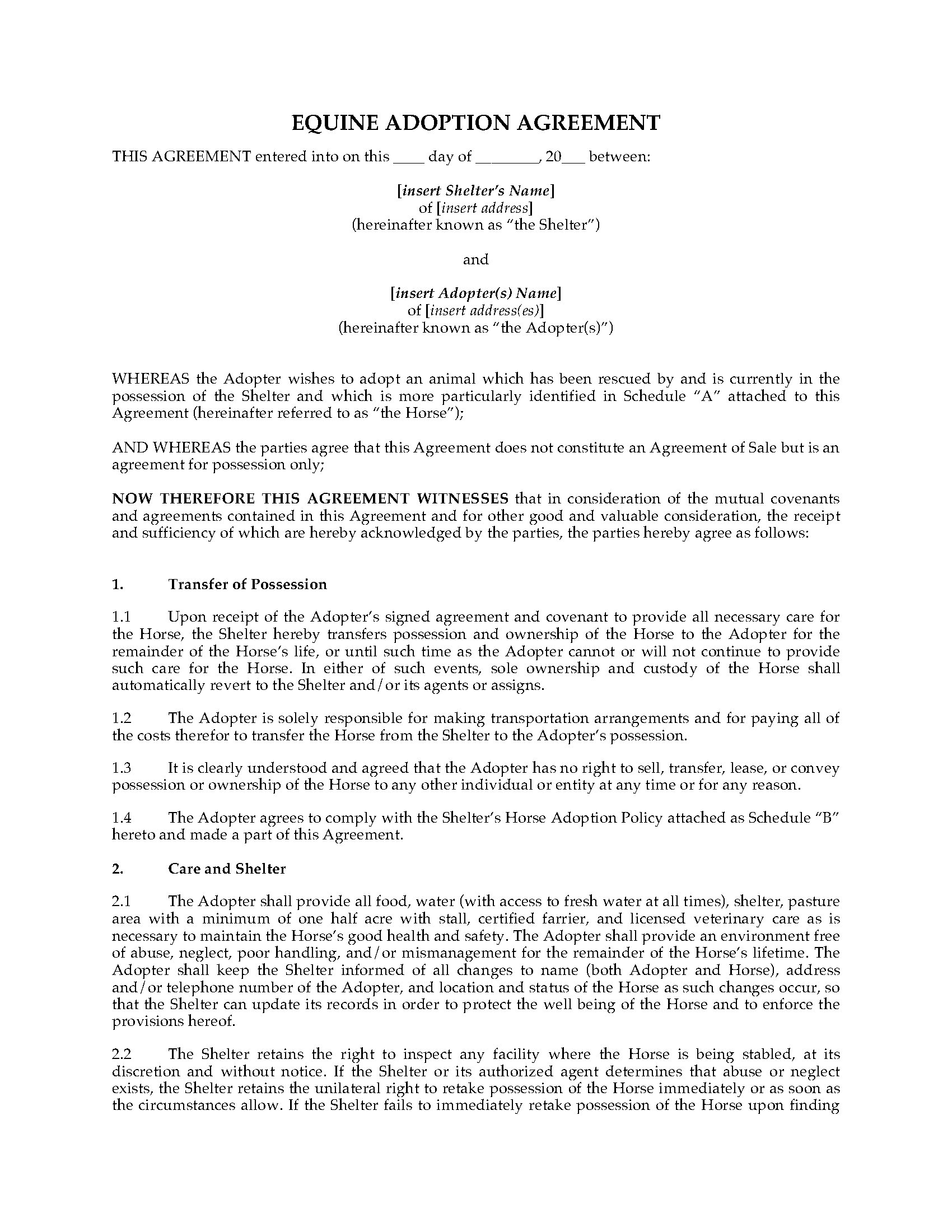equine-adoption-agreement-legal-forms-and-business-templates