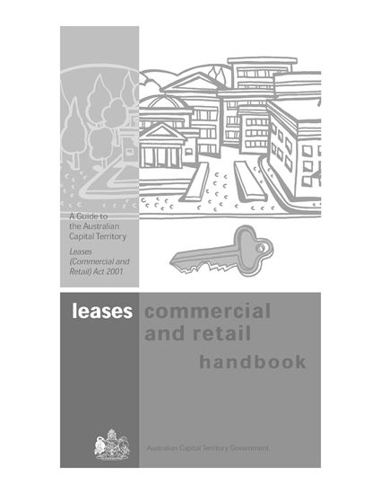 Picture of ACT Leases Commercial and Retail Handbook