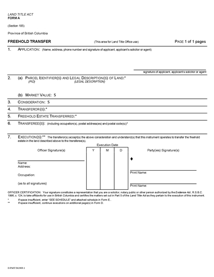 british-columbia-freehold-transfer-legal-forms-and-business-templates