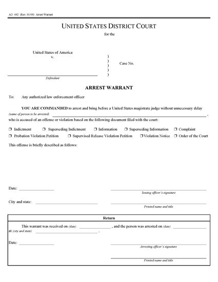 usa-arrest-warrant-form-ao442-legal-forms-and-business-templates