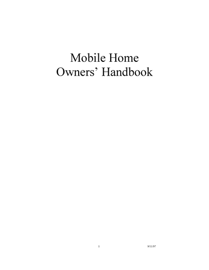 Picture of Colorado Mobile Home Park Owner's Handbook