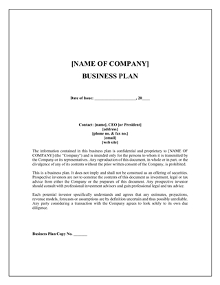 Feature film business plan 1