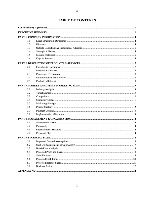 computer services business plan pdf