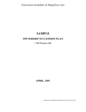 Show details for Ownership Succession Plan for Family Business Picture of Ownership Succession Plan for Family Business