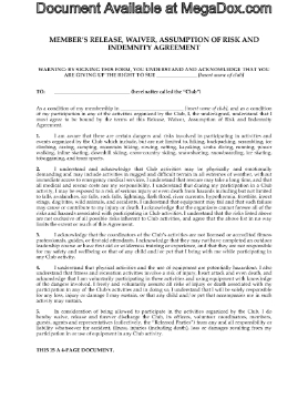 Show details for Outdoor Club Release and Waiver Picture of Outdoor Club Release and Waiver