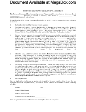 Show details for Software Development Agreement with Perpetual License Picture of Software Development Agreement with Perpetual License