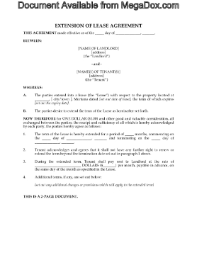 Show details for Montana Residential Lease Extension Picture of Montana Residential Lease Extension