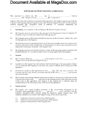 Show details for Software Support and Service Agreement Picture of Software Support and Service Agreement