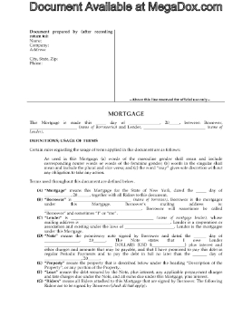 Show details for New York Mortgage - Plain Language Picture of New York Mortgage - Plain Language