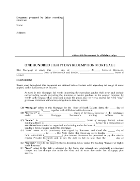 Show details for South Dakota Mortgage with 180-Day Redemption Picture of South Dakota Mortgage with 180-Day Redemption