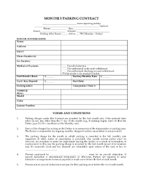 Show details for Monthly Employee Parking Contract | USA Picture of Monthly Employee Parking Contract | USA