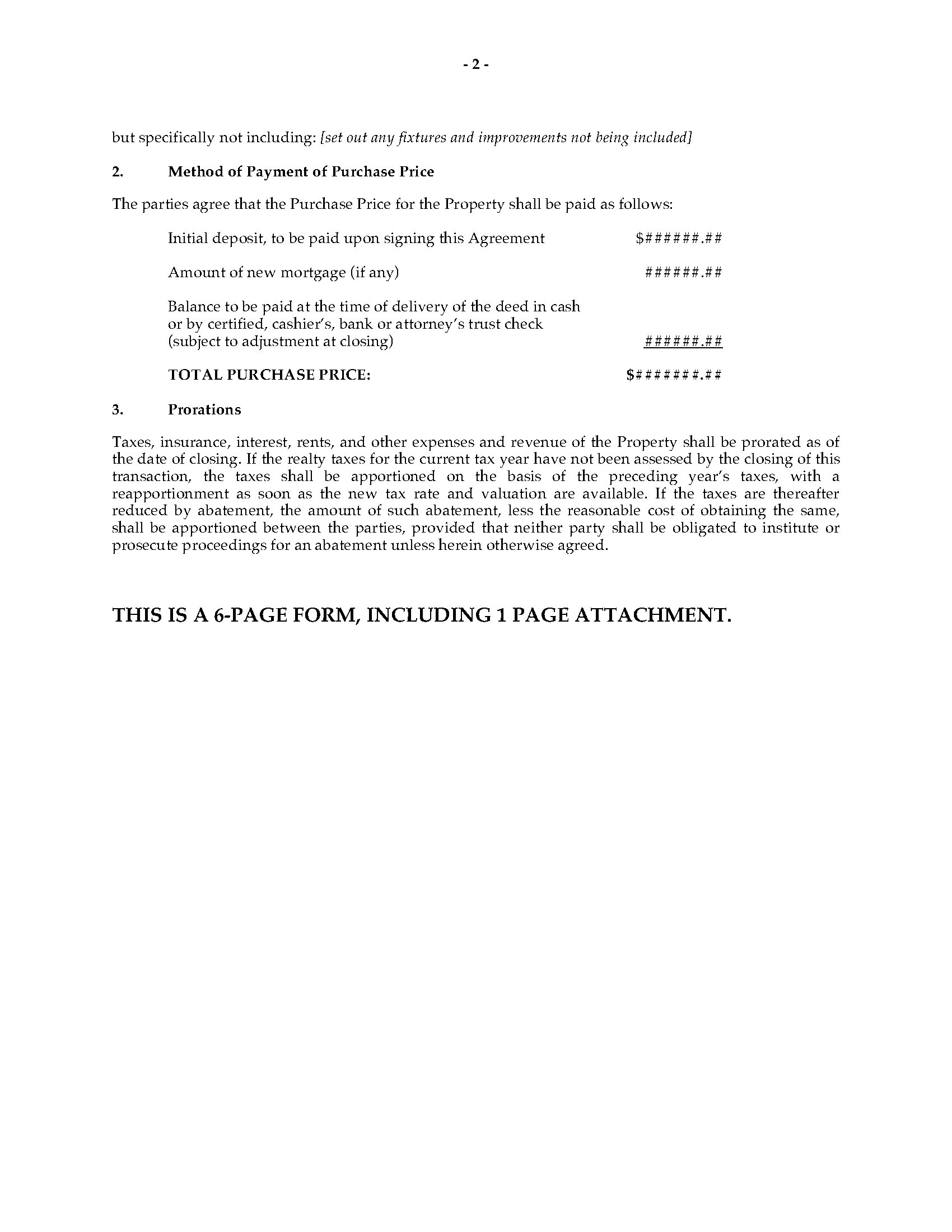 usa real estate sale agreement for sale by owner | MegaDox.com