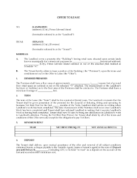 Show details for PEI Offer to Lease Commercial Premises Picture of PEI Offer to Lease Commercial Premises