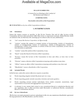 Canada Organizational and Minute Book Forms Package package of minute book forms to organize a Canadian business corporation