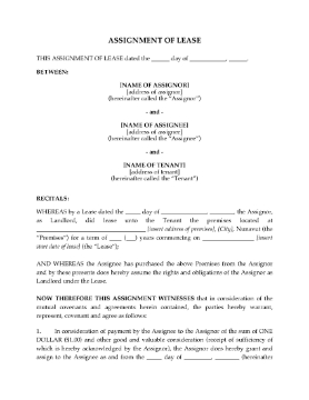 Show details for Nunavut Assignment of Lease by Landlord Picture of Nunavut Assignment of Lease by Landlord