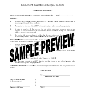 Show details for Insurance Agent Payment Agreement | Canada Picture of Insurance Agent Payment Agreement | Canada