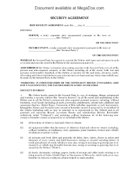 Show details for General Security Agreement | Canada Picture of General Security Agreement | Canada
