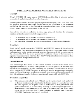 Show details for Website Intellectual Property Protection Statement Picture of Website Intellectual Property Protection Statement