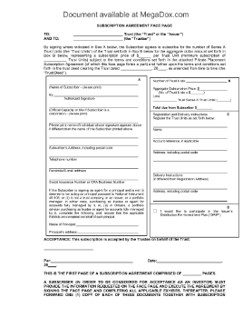 Show details for Alberta Subscriber Forms Package for REIT Units Picture of Alberta Subscriber Forms Package for REIT Units