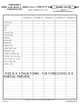 Show details for Home Buyers Inspection and Assessment Forms Picture of Home Buyers Inspection and Assessment Forms