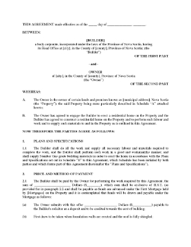 Show details for Nova Scotia Building Agreement Picture of Nova Scotia Building Agreement