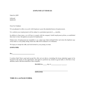 Employment Confirmation Letter Employment Confirmation Letter