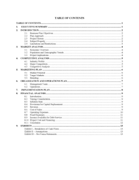 Business Plan Review and Assessment Business Plan Review and Assessment