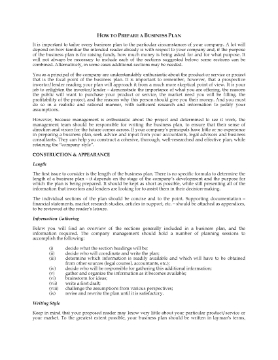 Show details for How to Prepare a Business Plan Picture of How to Prepare a Business Plan