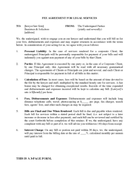 British Columbia Fee Agreement Between Lawyer and Client British Columbia Fee Agreement Between Lawyer and Client