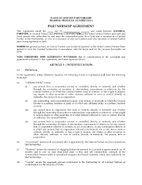 Show details for Alberta Limited Partnership Agreement for Buying and Selling Commodities Contracts Picture of Alberta Limited Partnership Agreement for Buying and Selling Commodities Contracts