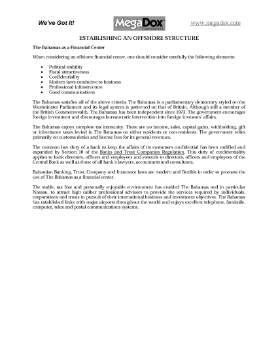 Show details for Establishing an Offshore Structure for Canadians Picture of Establishing an Offshore Structure for Canadians
