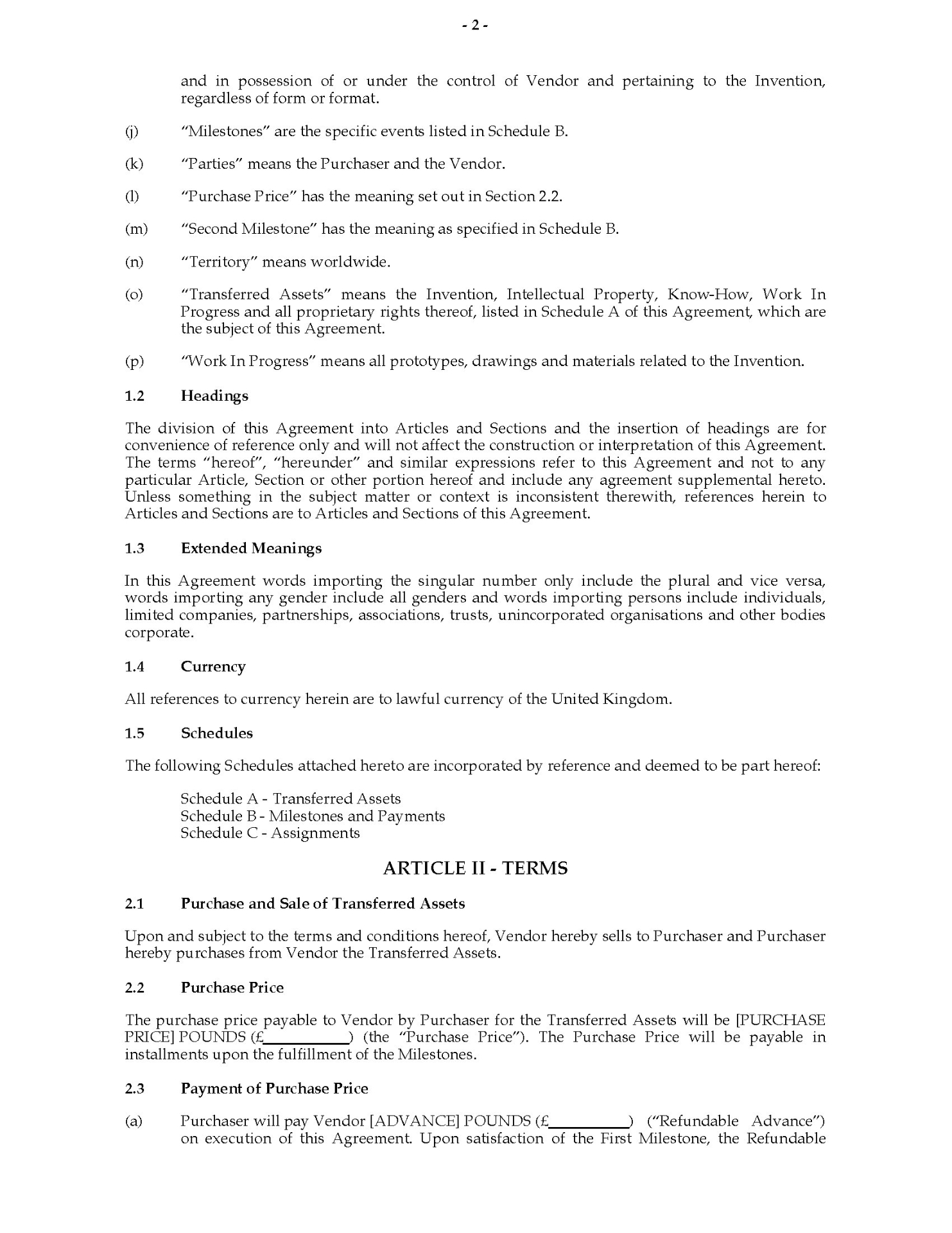 United Kingdom Intellectual Property Transfer Agreement | MegaDox.com