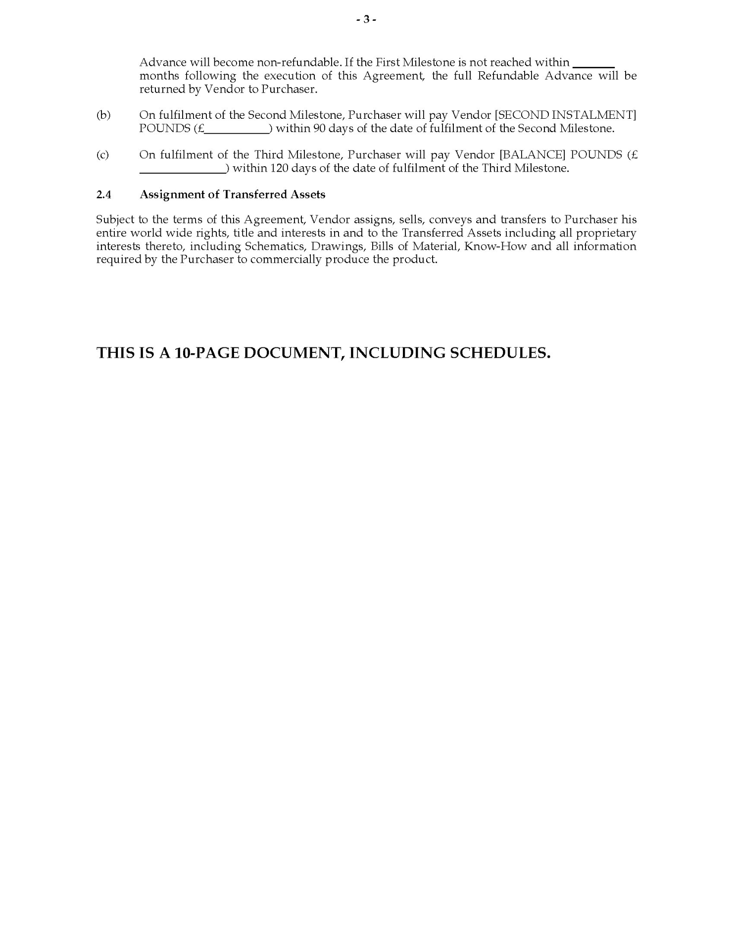 United Kingdom Intellectual Property Transfer Agreement | MegaDox.com