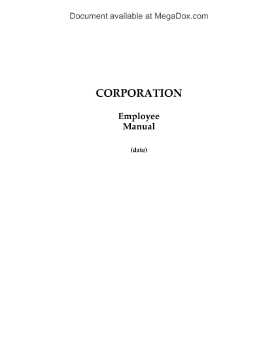 Show details for Employee Manual Template Picture of Employee Manual Template