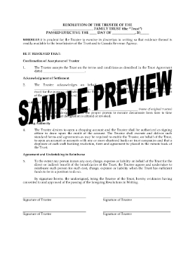 Show details for Family Trust Forms to Set Up Trust | Canada Picture of Family Trust Forms to Set Up Trust | Canada
