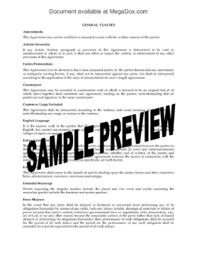 Miscellaneous General Provisions for Agreements Miscellaneous General Provisions for Agreements