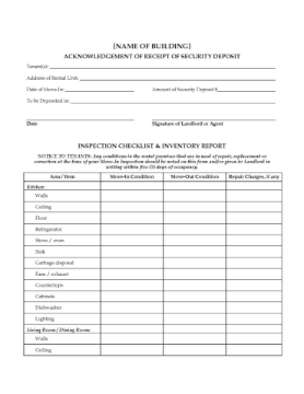 Rental Premises Inspection Report Rental Premises Inspection Report