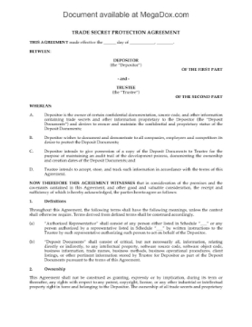 USA Trade Secret Deposit Agreement USA Trade Secret Deposit Agreement