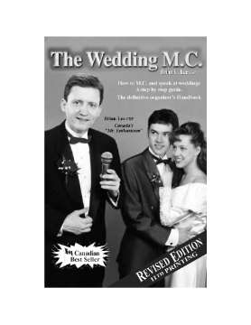 Show details for The Wedding MC - Guide to the Perfect Wedding Reception Picture of The Wedding MC - Guide to the Perfect Wedding Reception